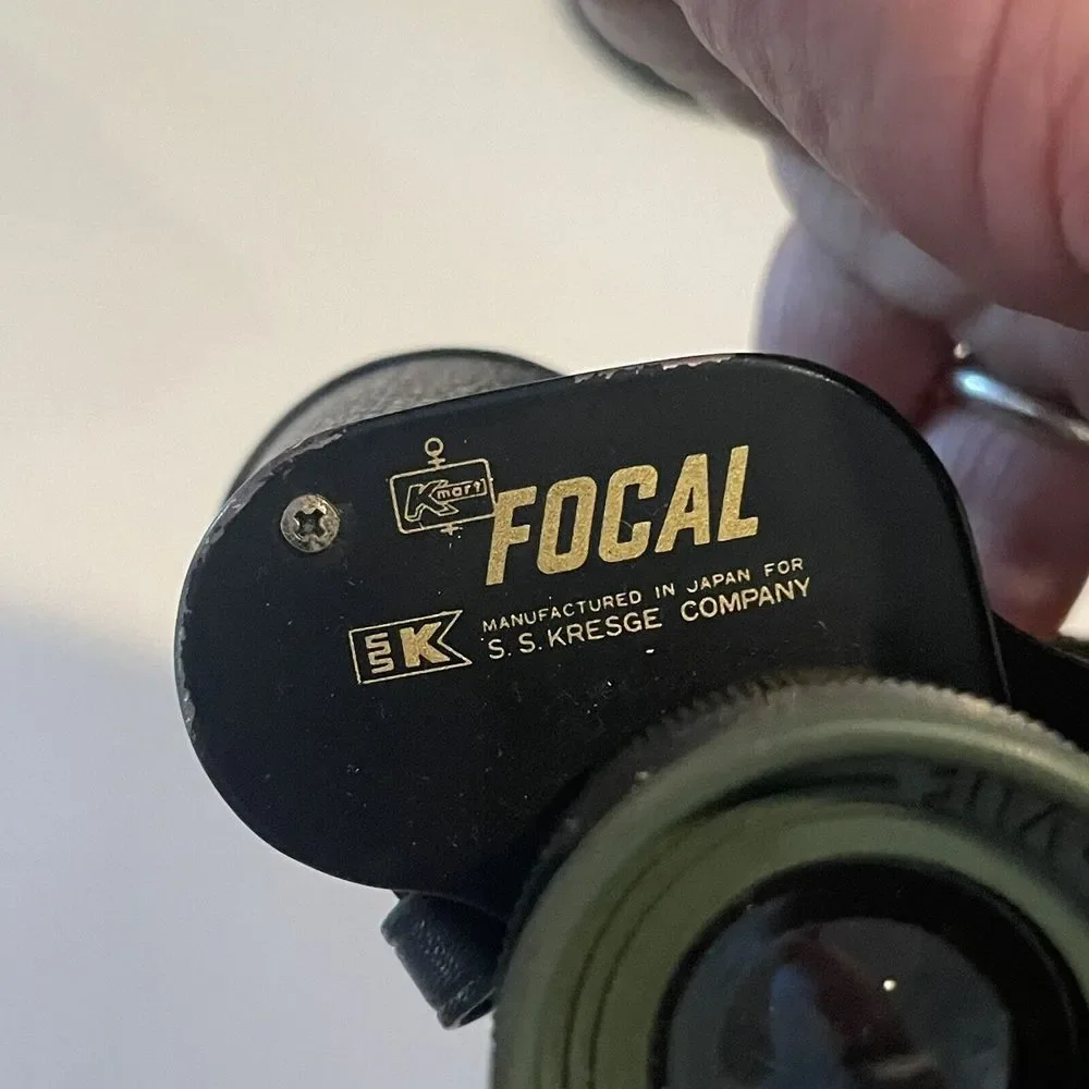 Vintage Kmart Focal Binoculars 7x35 ZWCF10 Wide‎ Angle Box Case Manual